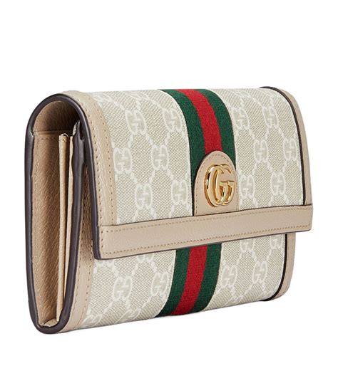 zippered gucci wallet women|Gucci ophidia gg wallet.